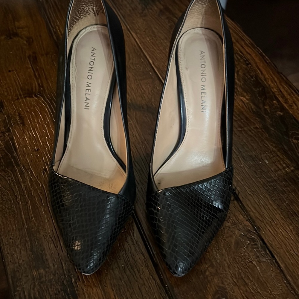 ANTONIO MELANI black heels